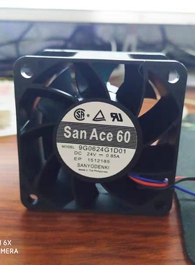 正品 24V 0.85A 9G0624G1D01 6厘米 6038 双滚珠 变频器 风扇