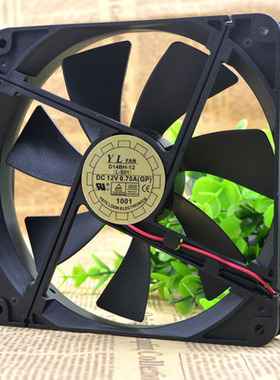 Y.L.FAN 悦伦/耐福 14cm 14025 电源风扇 D14BH-12 静音 散热风扇