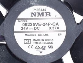 09225VE-24P-CA 全新原装NMB 9225 24V 0.37A 变频器散热风扇风机