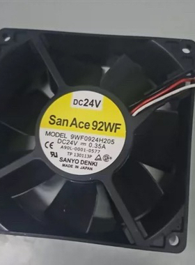 三洋A90L-0001-0577 9WF0924H205 24V 0.35A 9032 FANUC系统风扇