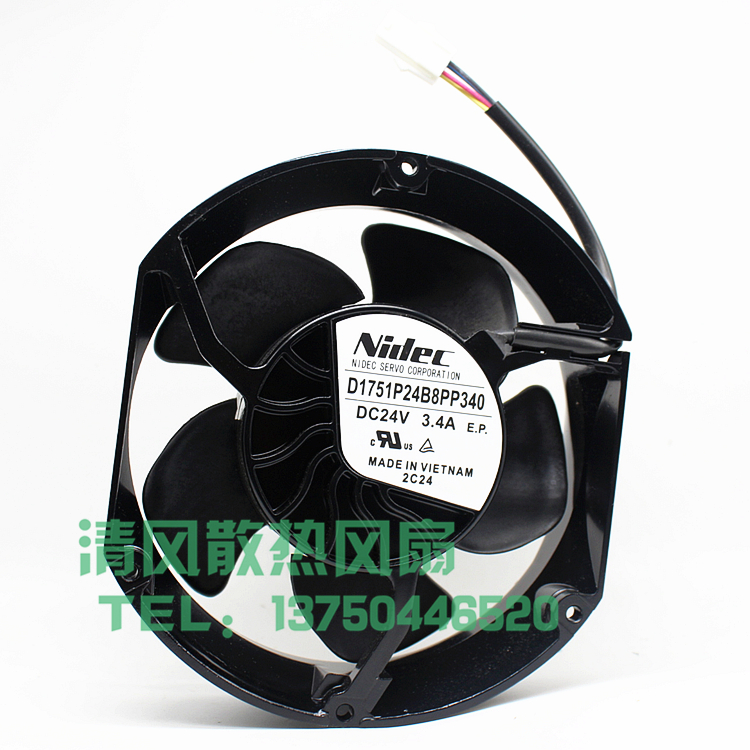 D1751P24B8PP340 24V 3.4A ABB880/580 变频器ACS880专用散热风扇