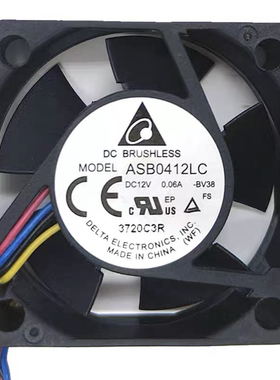 4013风扇 ASB0412LC 4针智能pwm温控12V 4CM大风静音散热风扇