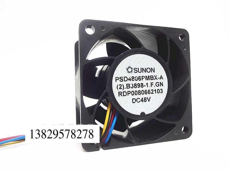 建准 6038 48V 6CM 6厘米 4线 变频器 机箱风扇 PSD4806PMBX-A