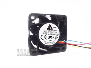 台达 4cm4厘米 4020 12V 0.60A 4线温控大风量散热风扇 TAA0412CD