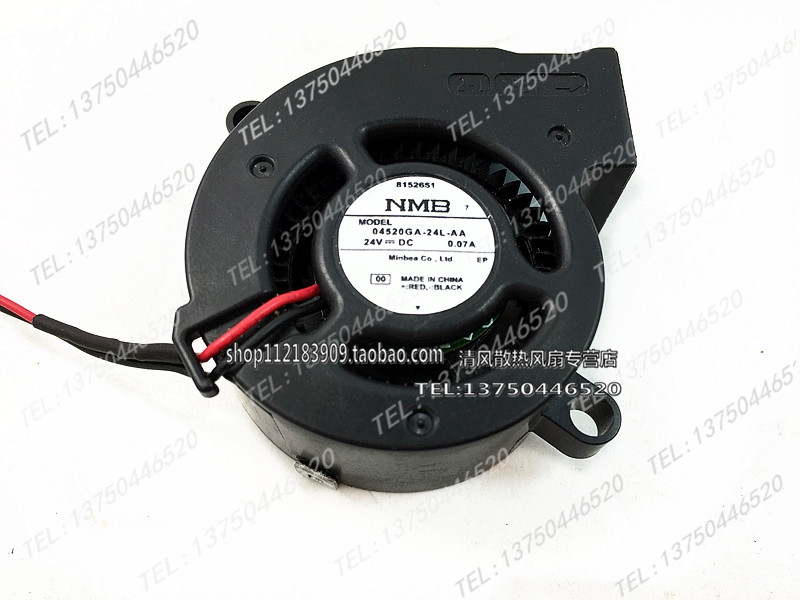 原装 NMB 4520涡轮风扇 04520GA-24L-AA 24V 0.07A 数控机风扇