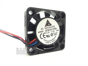 台达 AFB0412HA-ROO 4010 4CM 12V 0.14A 4CM 3线报警 南北桥风扇