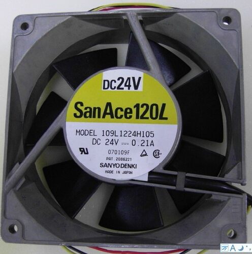 原装SANYO DENKI风机 风扇 109L1224H105 12038 24V 12厘米 铝框