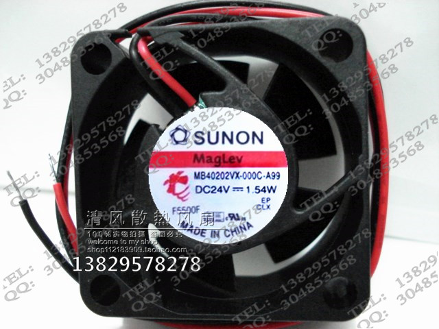 原装SUNON建准 24V 4CM厘米 4020 1.54w  风扇MB40202VX-000C-A99