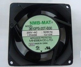 原装NMB-MAT 3610PS-20T-B30 92*92*25 AC200V 轴承散热风扇风机