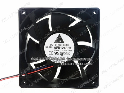 AFB1248HE 12038 12CM 48V 0.18A 12CM/厘米 变频器散热风扇