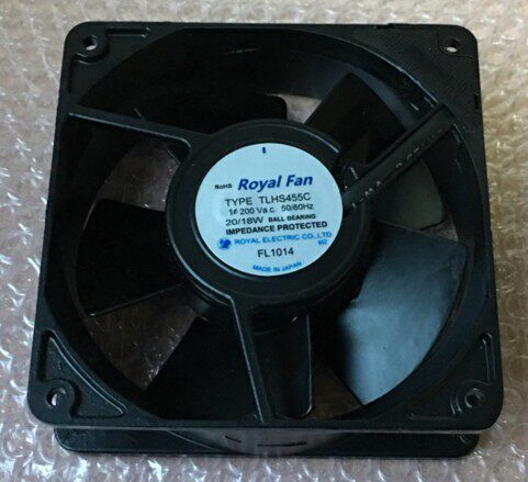 日本原装进口Royal Fan TLHS455C 220V 20/18W 12038 全金属风扇