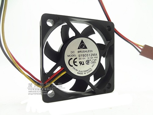EFB0512MA 5cm/厘米 5010 12V 0.12A 双滚珠CPU机箱静音散热风扇