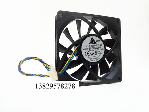 EFC0812DB 8015 12V 0.50A 8CM/厘米PWM控速大风量风扇
