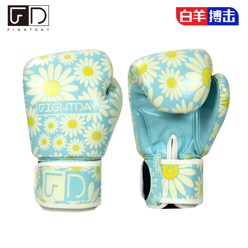 FIGHTDAY拳套卡通小花少儿FD儿童拳套女孩拳击手套搏击泰拳成人