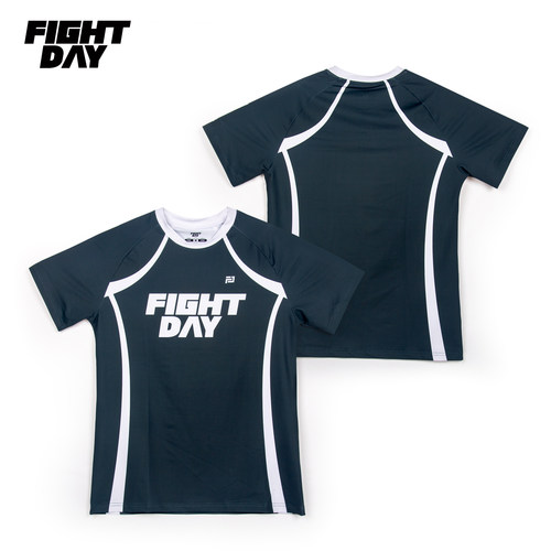 FIGHTDAY速干面料圆领潮流T恤拳击搏击短袖无袖男女衣服运动训练