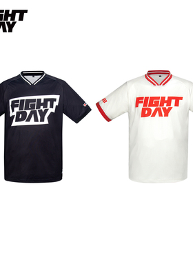 FIGHTDAYt恤泰拳拳击搏击短袖男女衣服运动简约训练