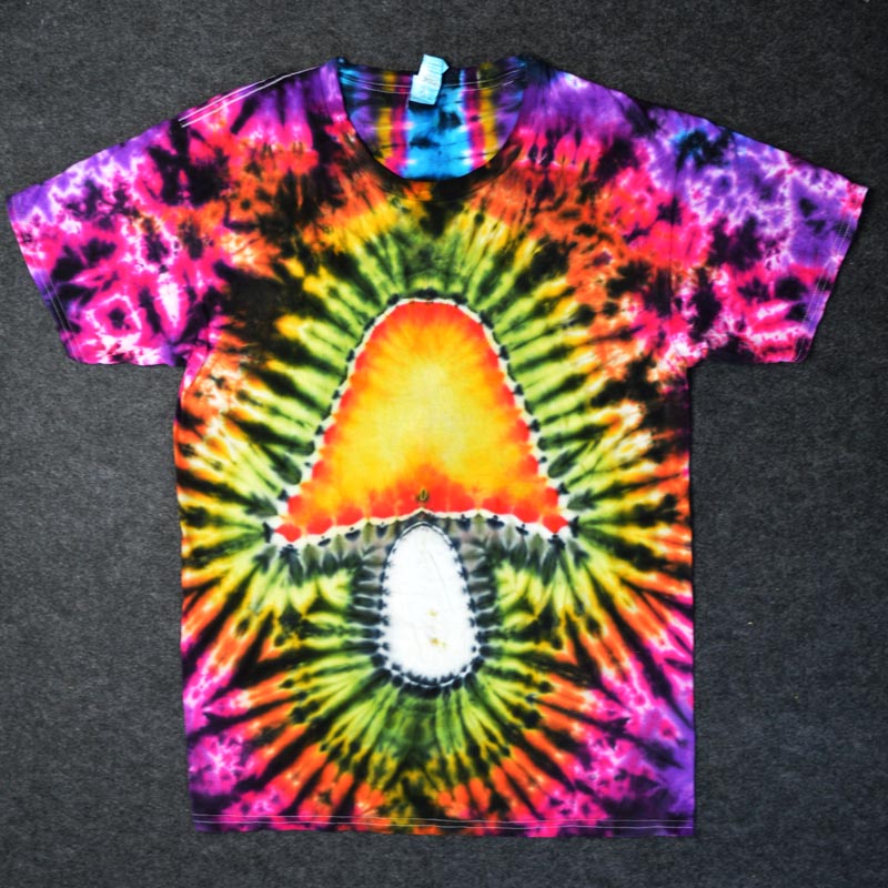 扎染短袖潮青年手工扎染T恤