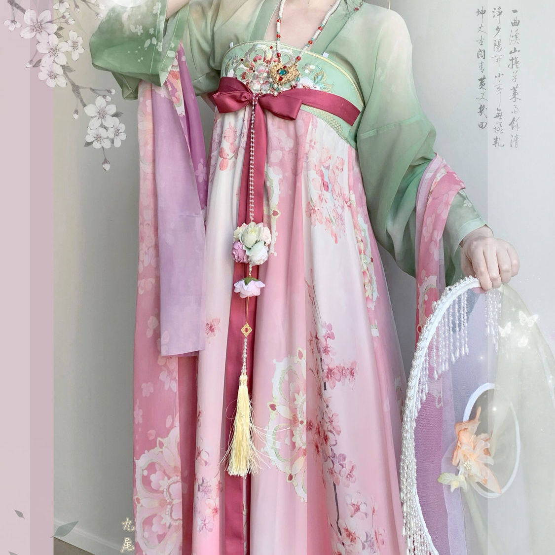 原创汉服女春夏季仙气飘飘唐制