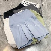 LULU 速干高弹运动外穿短裤 Y三分瑜伽裤 高腰提臀健身裤 薄款 JOJS