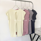 LULU 跑步同款 Y速干瑜伽服新款 T恤速干运动罩衫 健身服 夏短袖 JOJS