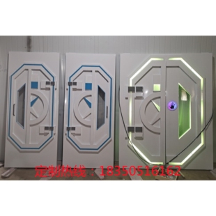 电动网红门科幻掌纹门智能科技门KTV酒吧门个性创意可定制