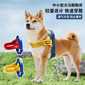 2025新款 小狗狗胸背带高颜值夏天外出柯基柴犬专用牵引绳中型幼犬