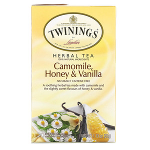 包邮现在英国Twinings 川宁洋甘菊蜂蜜香草茶舒缓压力20包推荐