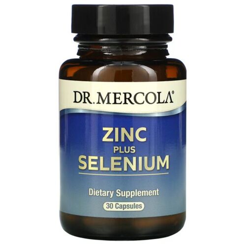 包邮美国 Dr. Mercola ZINC SELENIUM 锌+硒+铜 30粒素食胶囊