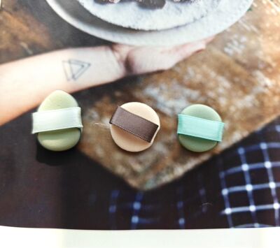 迷你和粉盒适配粉扑 超小号便携补妆  不吸粉 旅行随身