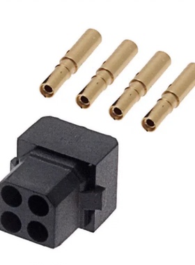 M80-8890405【CONN RCPT 4POS CRIMP 22AWG GOLD】