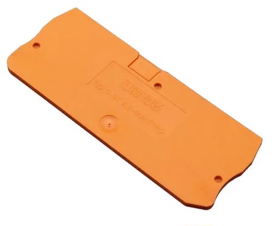 3037737[CONN TERM BLK END PLATE ORANGE]