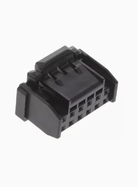 DF51K-12DS-2C(800) 矩形连接器外壳12POS插座2排2mm母形插口黑色