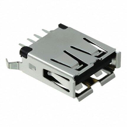 1734366-1〖 CONN RCPT USB2.0 TYPEA 4POS VERT〗