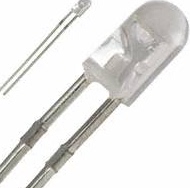 OVLBB4C7 LED BLUE CLEAR 3MM ROUND T/H