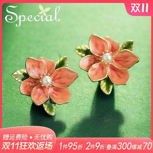 SPECIAL森系花朵款耳钉
