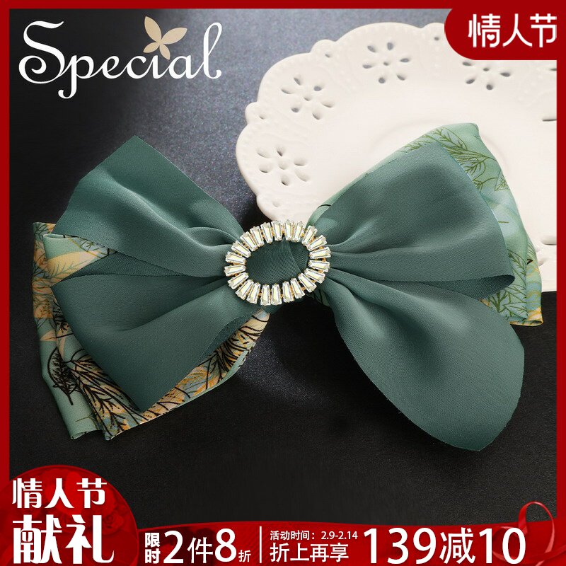 special蝴蝶结发夹后脑勺发卡发饰头饰女2022年新款只对你温柔