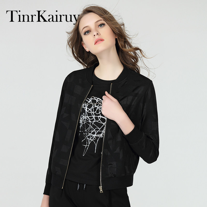 外套女秋冬2025新款女装秋季提花宽松提花夹克棒球服短款外套女,女装/女士精品,短外套,淘宝优惠券,粉丝福利购,淘宝优惠卷