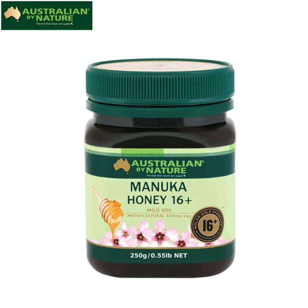 澳洲直邮 Australian By Nature活性麦卢卡蜂蜜UFM16+ 250gMGO600