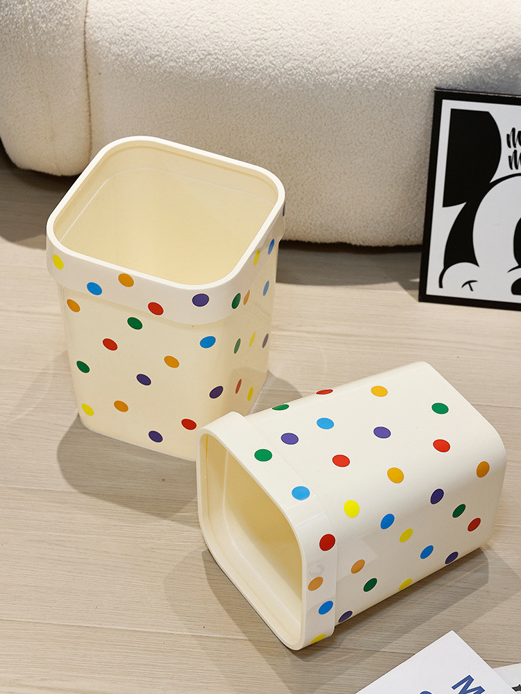 可爱卡通垃圾桶网红创意家用厕所客厅大容量收纳宿舍卧室纸篓