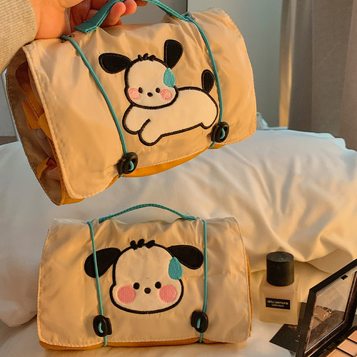 可爱折叠化妆包女大容量便携