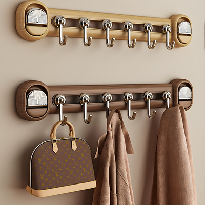 强力承重免打孔墙上浴室木纹玄关