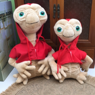 跨境外贸卡通ET外星人毛绒玩具布娃娃万圣节恶搞礼物搞怪玩偶礼物