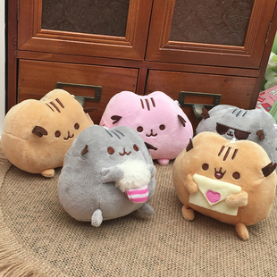 胖吉猫小猫咪毛绒玩具玩偶公仔小挂件娃娃书包挂饰年会圣诞节礼物