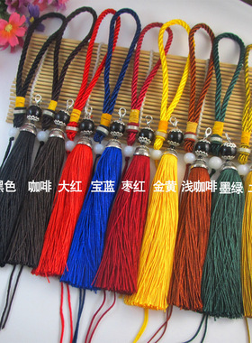 汽车挂件配件手把绳流苏穗子须子车挂配件吊穗配绳