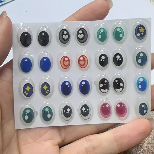 14/18毫米拉布布labuba钩织玩偶水晶滴胶立体眼睛眼珠DIY手工配件