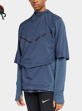 Nike/耐克正品男子时尚假两件连帽运动卫衣AR1710-427