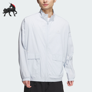 阿迪达斯正品 简约休闲夹克外套IT3956 JKT男士 Adidas