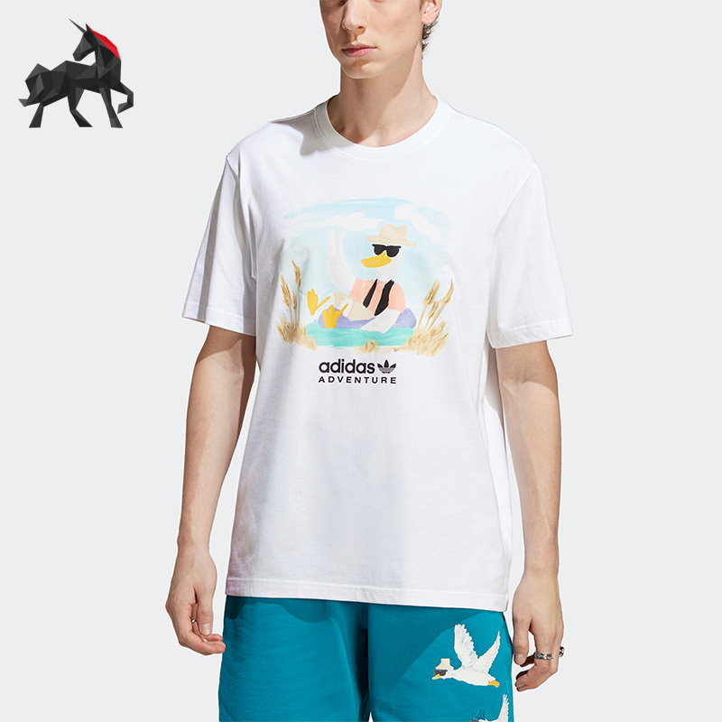 Adidas/阿迪达斯男子圆领短袖