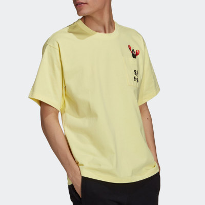 Adidas/阿迪达斯正品 夏季男子运动休闲短袖T恤HA4689