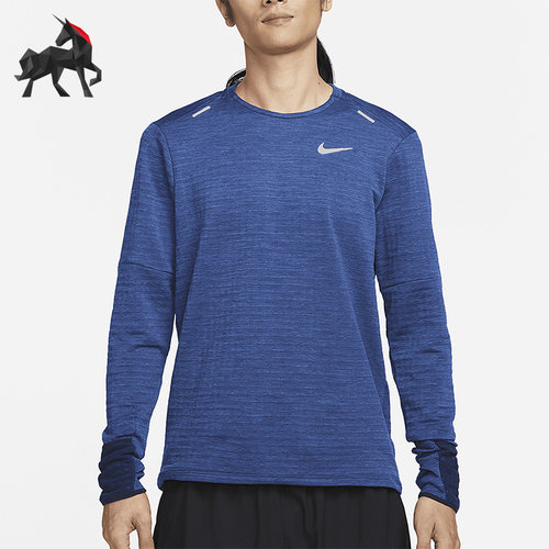 Nike/耐克正品冬季男子运动加绒休闲长袖T恤DD5650-451